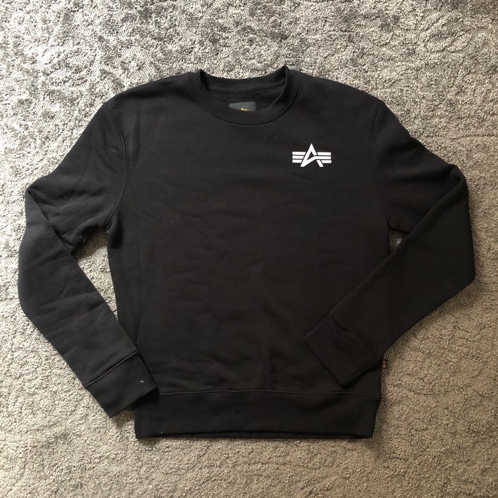 Alpha Industries Logo Crewneck Sweatshirt
